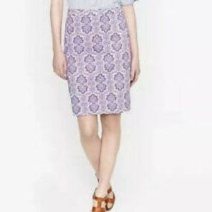 J.Crew No. 2 Pencil Skirt in Medallion Paisley